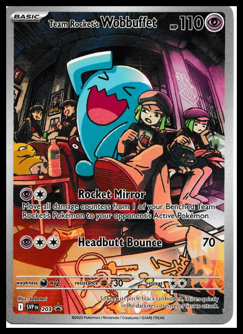 SV: Scarlet & Violet Promo Cards #203 Team Rocket's Wobbuffet