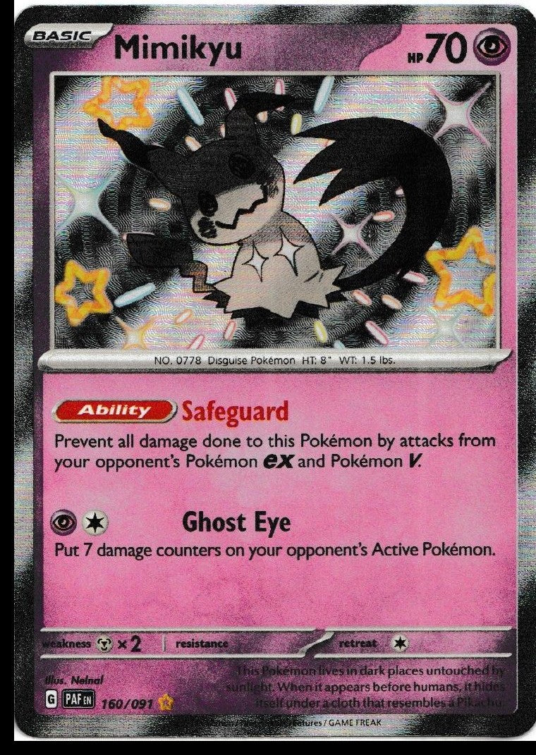 SV: Paldean Fates #160/091 Mimikyu -160/091