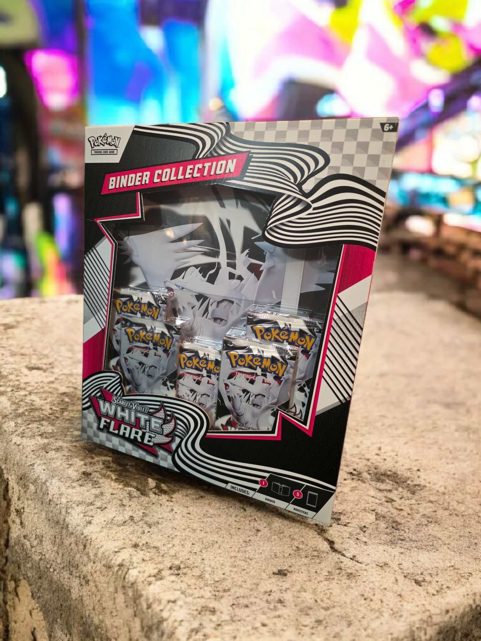 White Flare Binder Collection